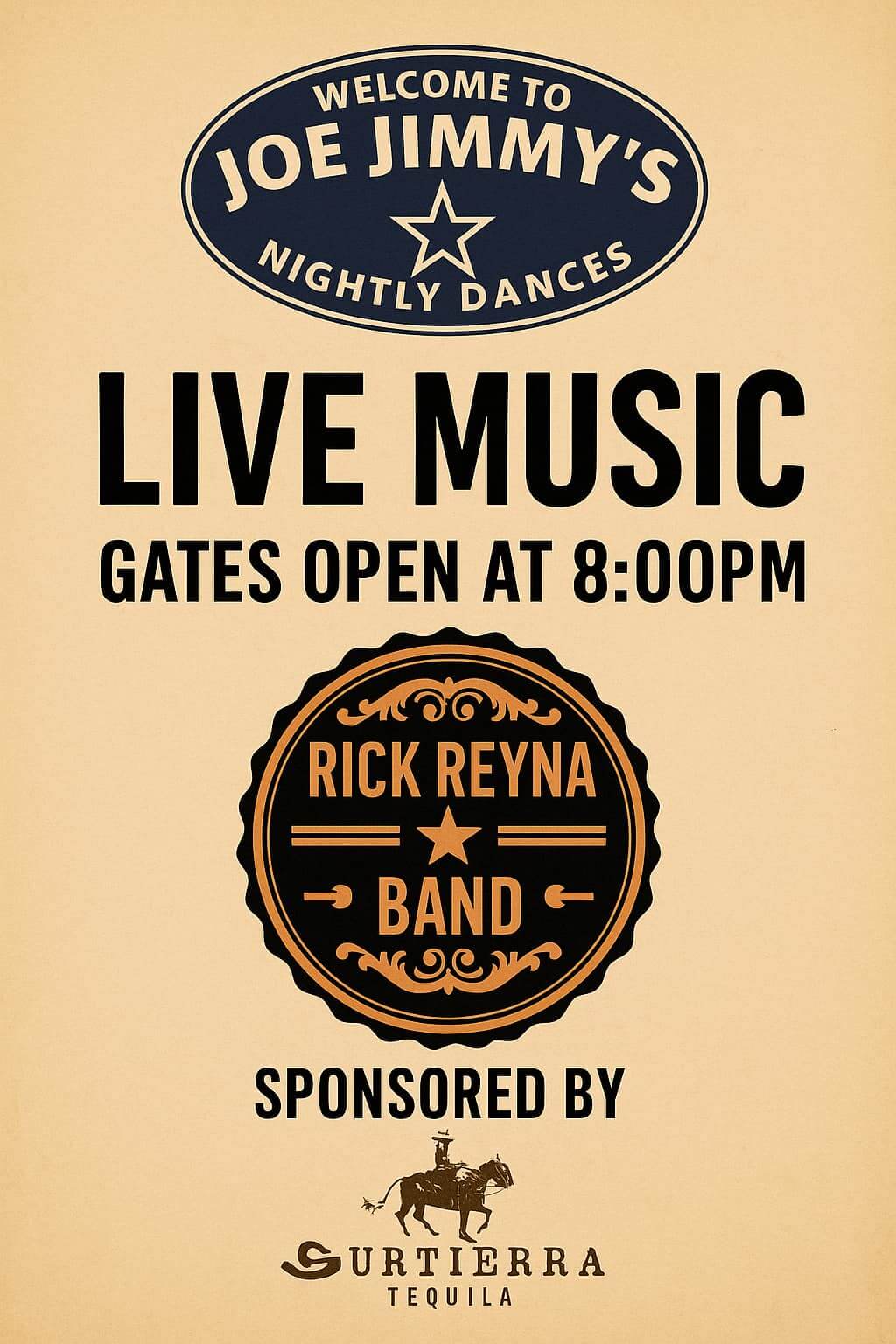 Rick Reyna Band Joe Jimmys