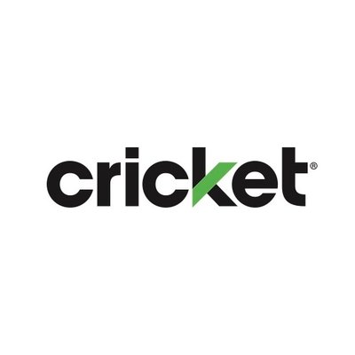 The Cricket Wireless logo featuring a green cricket replacing the 'i' in the word 'cricket' in Uvalde County, Texas