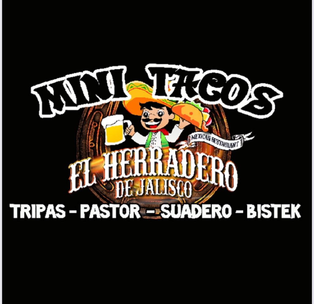 Colorful logo for a Mexican restaurant featuring a cartoon character holding a taco and a beer mug in Uvalde County, Texas