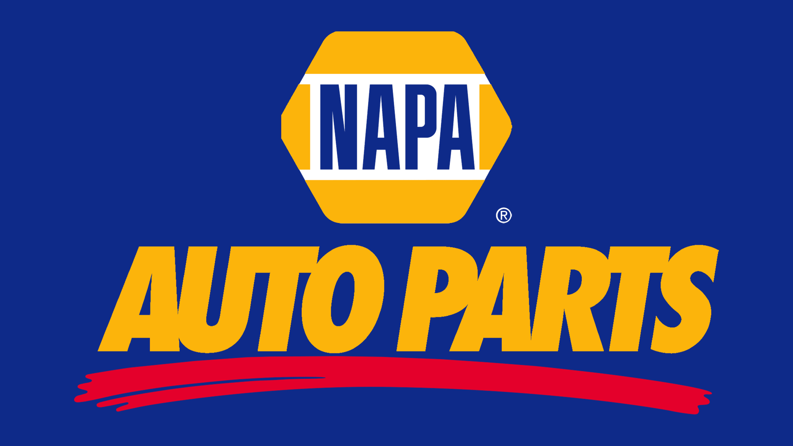 NAPA Auto Parts logo featuring a yellow and white hexagon with 'NAPA' in blue letters, above 'AUTO PARTS' in bold yellow with a red swoosh in Uvalde County, Texas