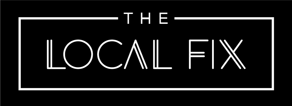 A minimalist logo featuring the text 'The Local Fix' in a clean, sans-serif font enclosed within a rectangular border in Uvalde County, Texas