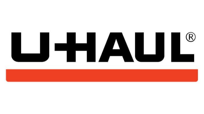 U-Haul logo featuring a black and red design in Uvalde County, Texas