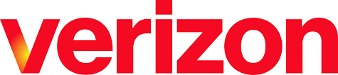 The Verizon logo, featuring bold red lettering with a gradient effect, is prominently displayed against a white background in Uvalde County, Texas