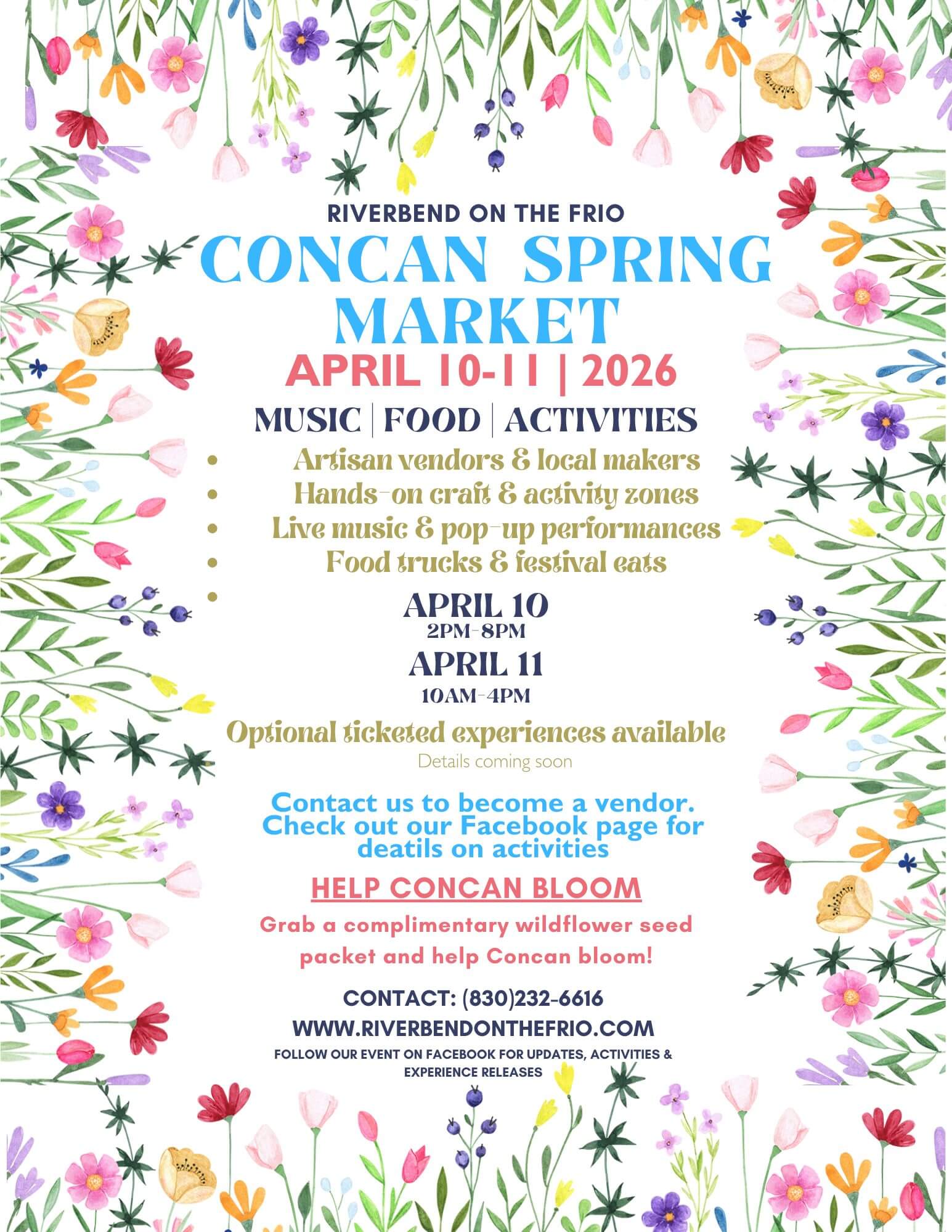 Concan Spring Market