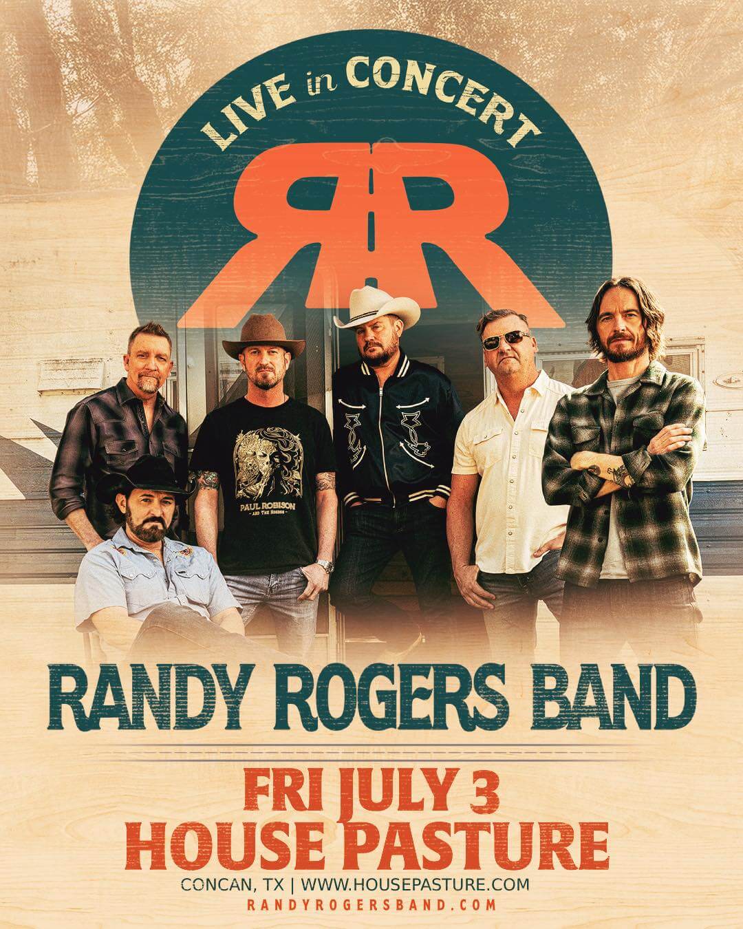 Rndy Rogers Band at House Pasture