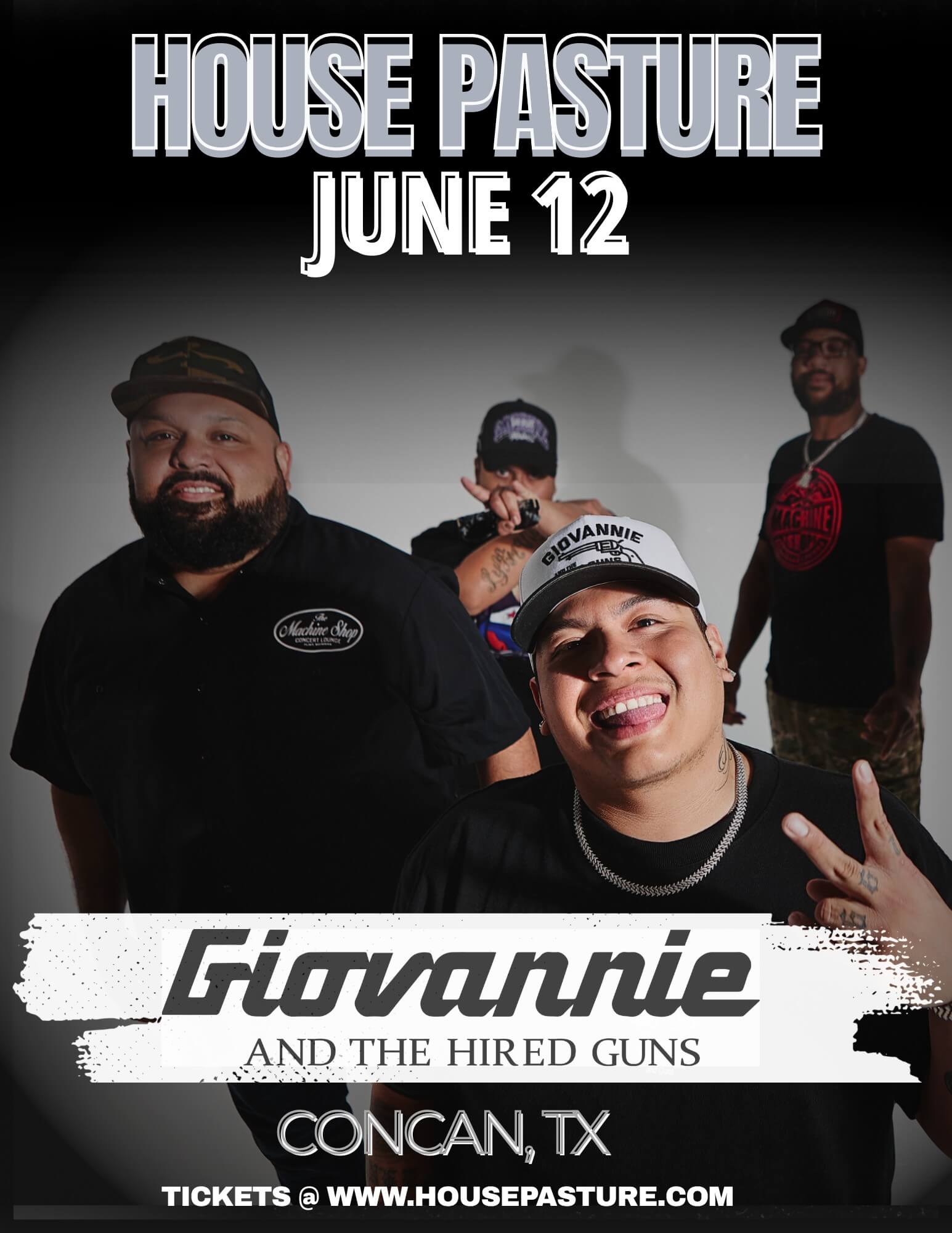 Giovannie and the Hired Guns at House Pasture