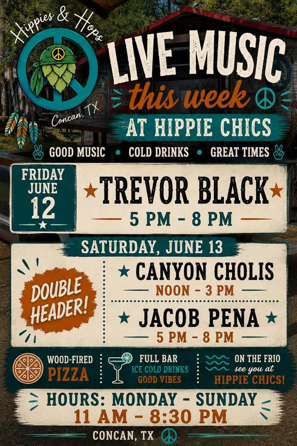 Trevor Black at Hippie Chics