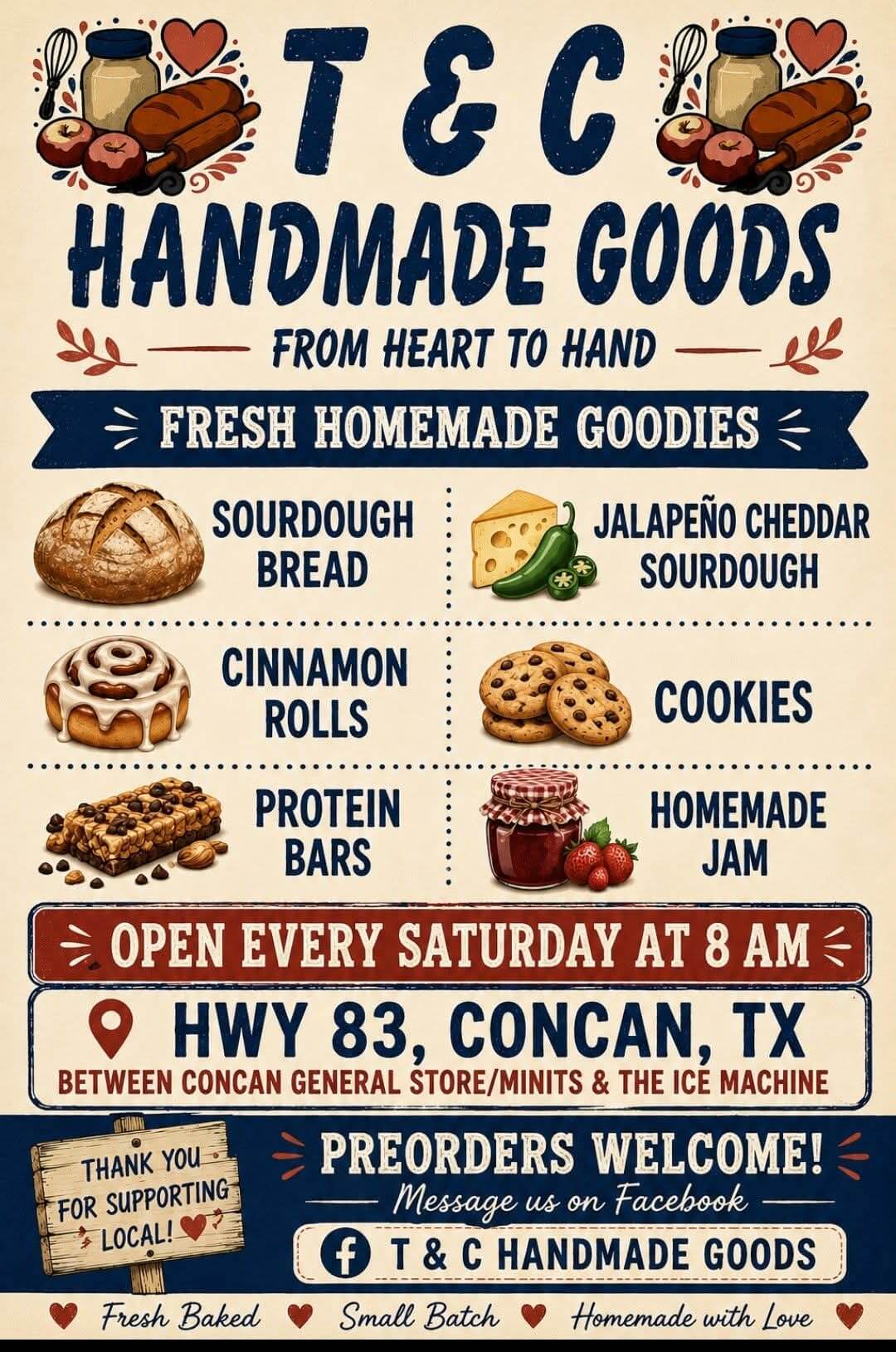 t & c HANDMADE GOODS